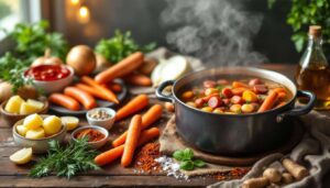 Omas schneller Gemüse-Wurst-Topf - günstig & bodenständig Rezept