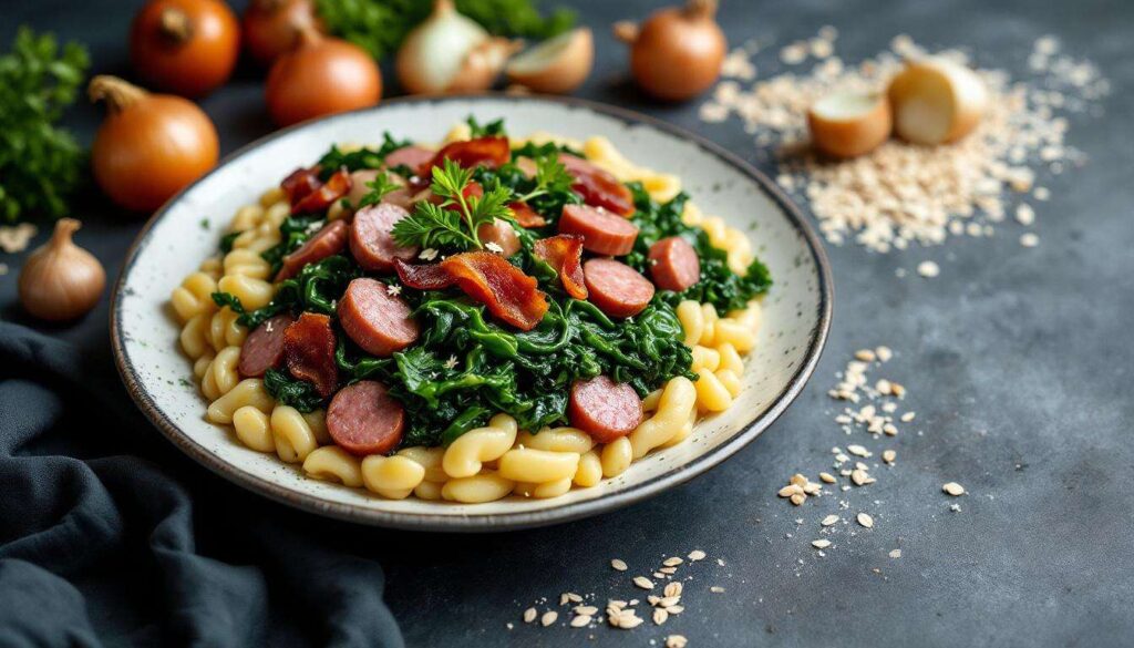 Grünkohl mit Pinkel - Rezept für das norddeutsche Leibgericht
