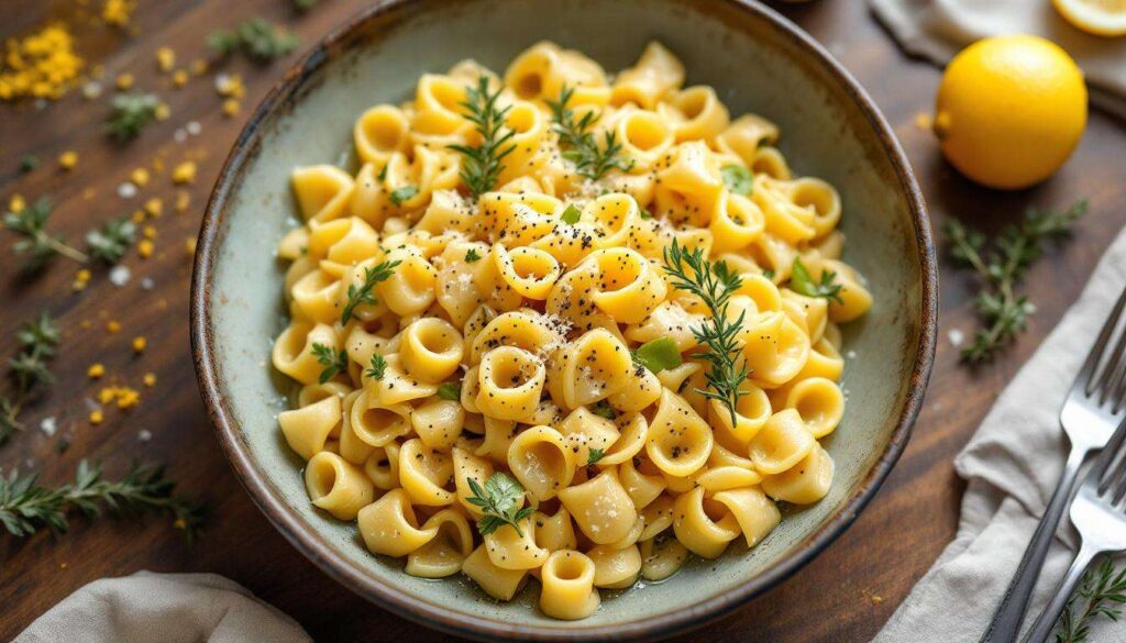 Orecchiette in cremiger Lauch-Zitronenthymian-Soße - Rezepte - Verbraucher