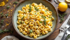 Orecchiette in cremiger Lauch-Zitronenthymian-Soße - Rezepte - Verbraucher