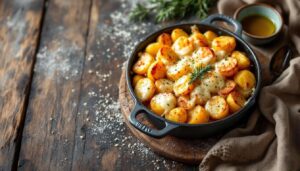 Käsig, einfach und so lecker: Käsekartoffeln vom Blech