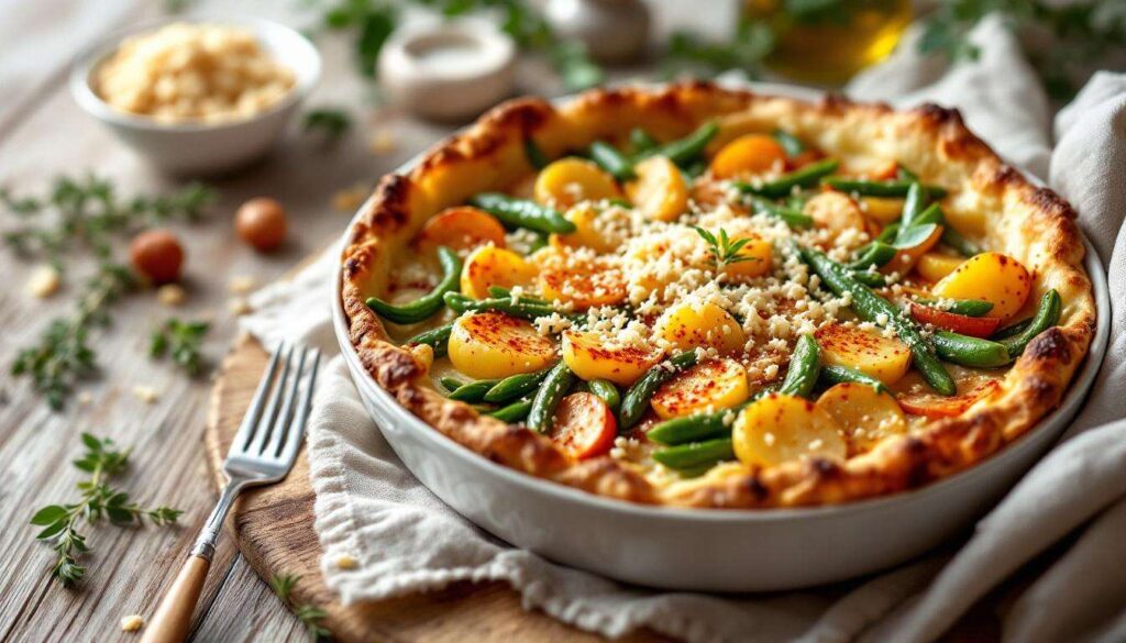 Bohnen-Kartoffel-Auflauf: Pures Glück aus dem Ofen