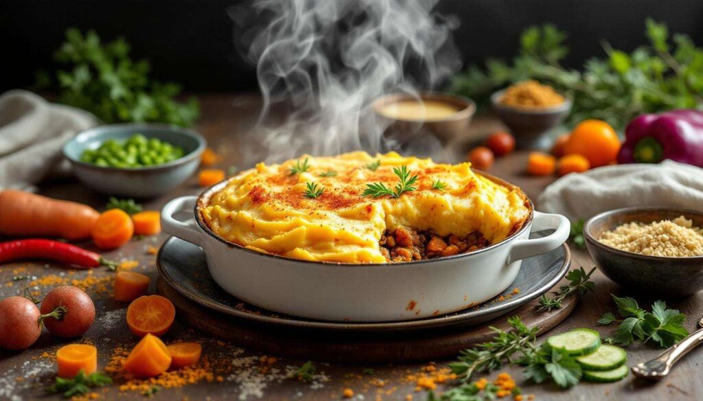 Veganer Shepherd’s Pie: dampfendes Wohlfühlgericht direkt aus deinem Ofen