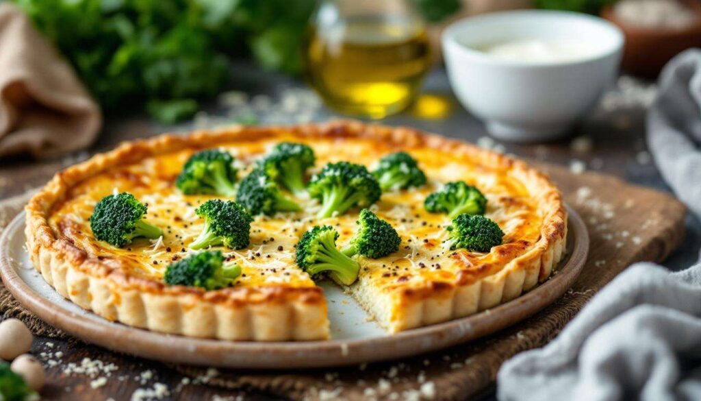 Schnelle Brokkoli-Quiche: Dieses Feierabendrezept steht in 30 Minuten auf dem Tisch