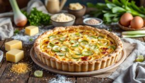 Schneller Lauchkuchen vom Blech: Wenig Aufwand, großer Geschmack – perfekt für Gäste