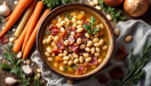 Deftige Bohnensuppe mit Speck: Dieses Traditionsrezept wärmt an kalten Februartagen