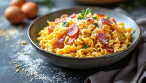 Einfacher Nudelauflauf mit Schinken: Das Familienrezept, das seit Generationen begeistert