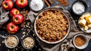 Warmer Apfelauflauf mit Streuseln: Dieses Dessert schmeckt wie bei Oma – nur schneller